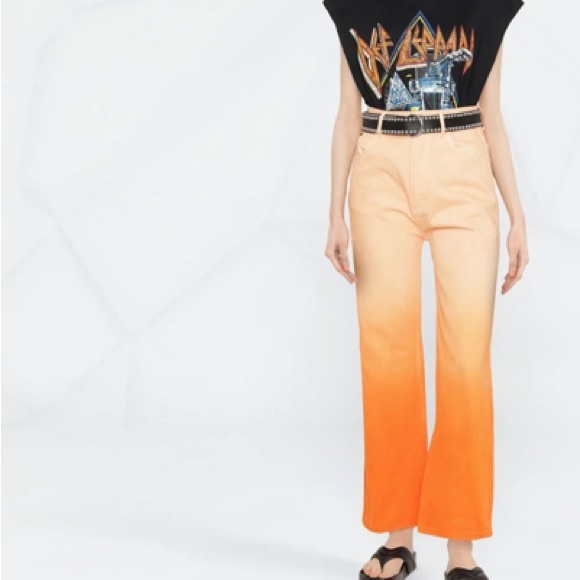 NWT Sandro Rodrigue Ombré Crop Nonstretch Jeans. Size 2 - Picture 7 of 9